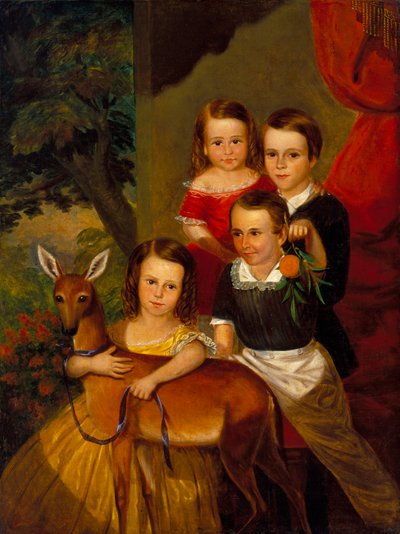 Ritratto dei bambini Jones di Galveston, c.1853 da Thomas Flintoff